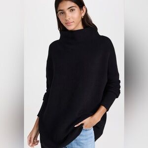Free People women’s Ribbed Turtleneck Sweater Black Size XSmall